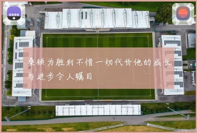桑顿为胜利不惜一切代价他的成长与进步令人瞩目